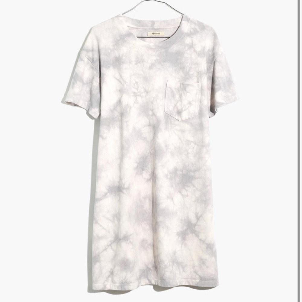 NWT Madewell Tie Dye Tee Shirt Dress XL